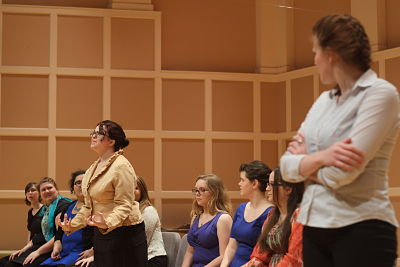 Students in the Musical Theatre and Opera Workshop perform "Forget About the Boy" from "Thoroughly Modern Millie."