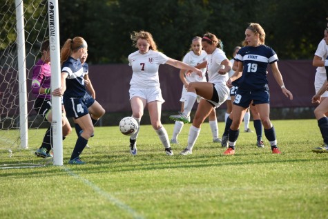 Alicia Williams attempts to score in the second half on Oct. 6 against UW-Stout.